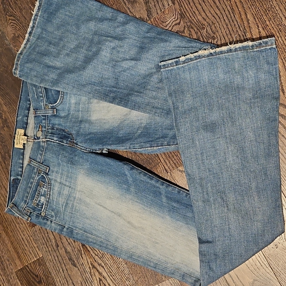 Abercrombie & Fitch Light-Mid Blue Bootcut Jeans - Picture 2 of 5